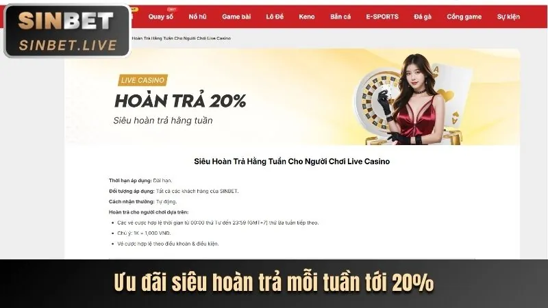 Thưởng nạp lại m88bet